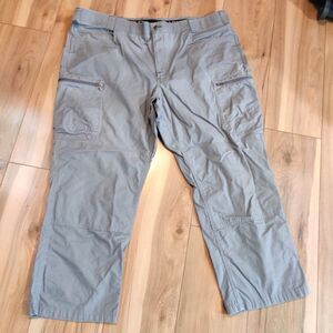 Alaskan Hardgear Pants Mens TAG 48x30 (48X29) Gray Roustabout Fit Cargo Work